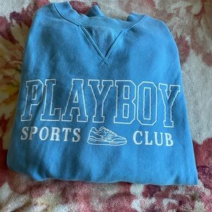 Baby Blue Playboy Crewneck